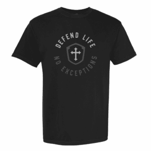 Defend Life Comfort Colors® Shirt - Circle Cross Shield