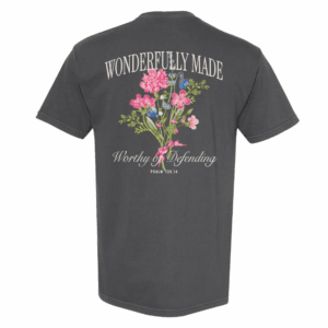 Defend Life Comfort Colors® Shirt - Wonderfully Made Floral - Men