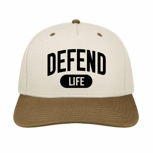 Defend Life Retro Cream and Brown Hat
