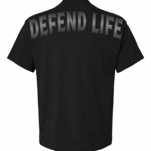 Defend Life Black Pump Workout Shirt