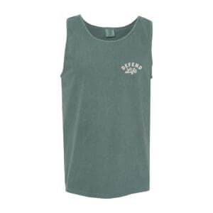 Defend Life Comfort Colors® Green Tank Top