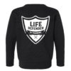 Defend Life In Training Toddler Sweatshirt Black - Thumbnail Image 1