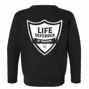 Defend Life In Training Toddler Sweatshirt Black