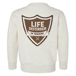 Defend Life In Training Toddler Sweatshirt Cream