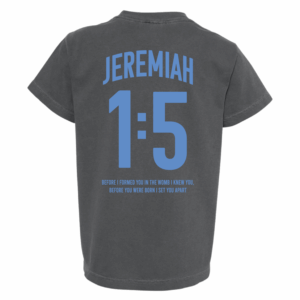 Defend Life Jeremiah 1:5 Youth Tee