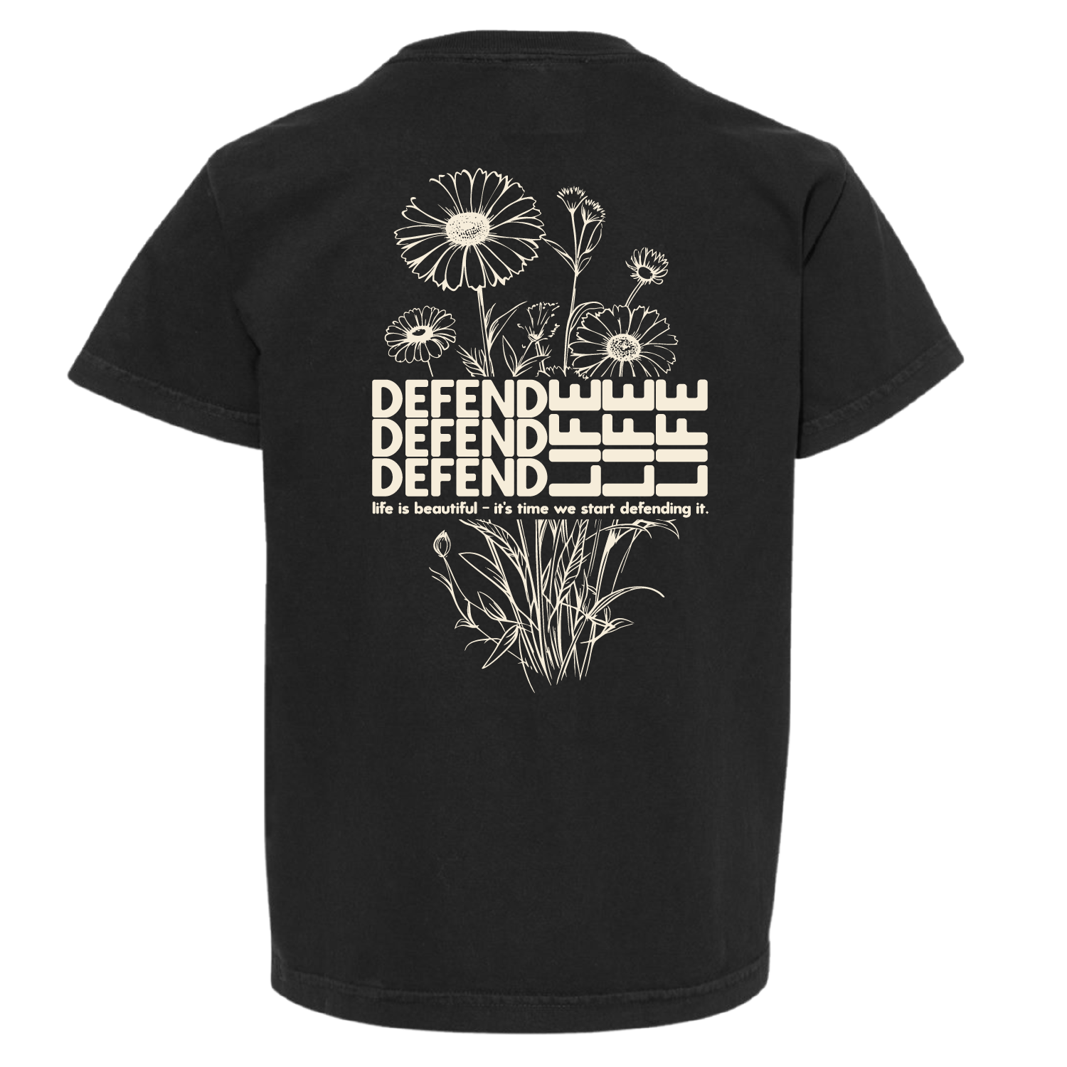DL-Youth-T-shirts-flower-back-black